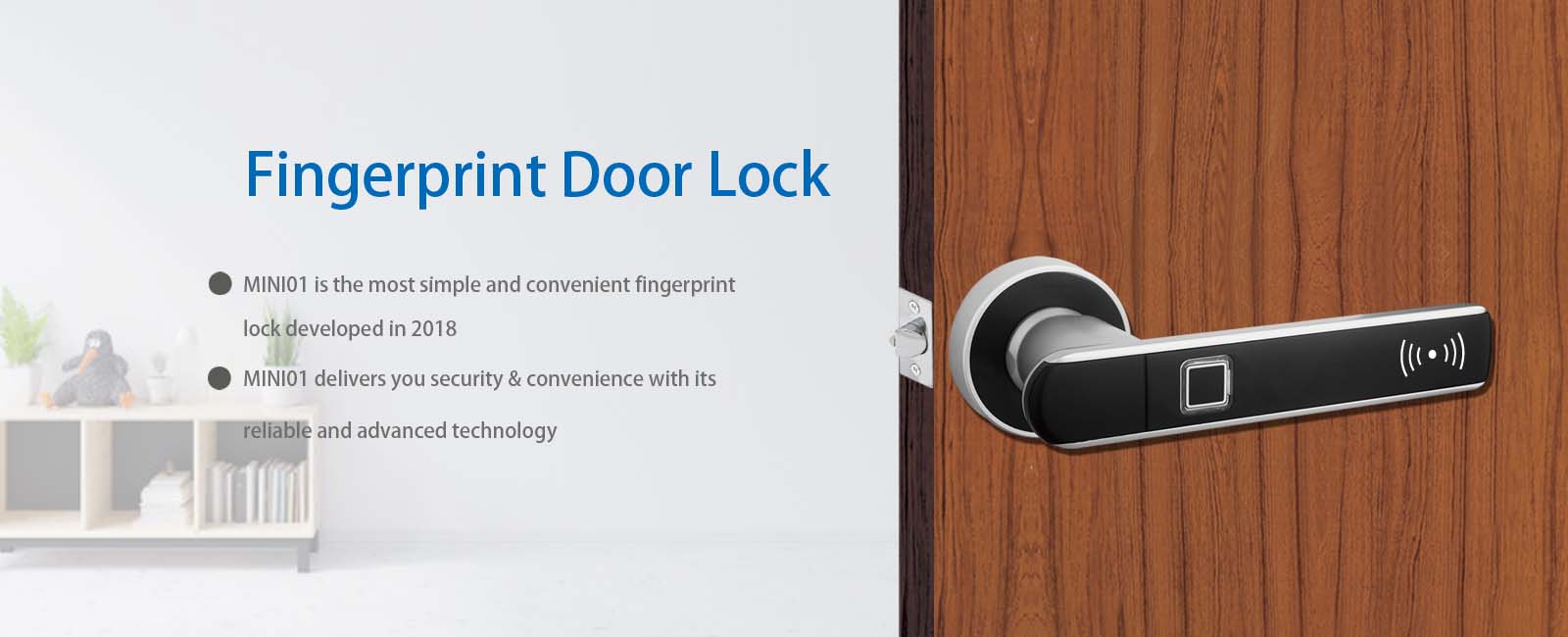 Fingerprint Keypad Lock Biometric Fingerprint Door Lock